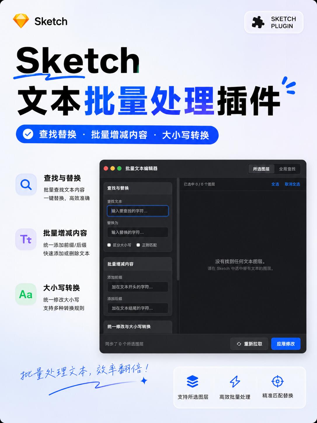 一文搞定Sketch插件，省下你50%的时间